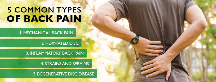 5 Common Types of Back Pain